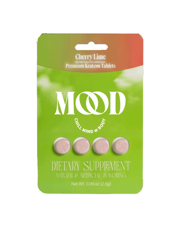 Mood Cherry Lime Premium Kratom Tablets - Wholesale