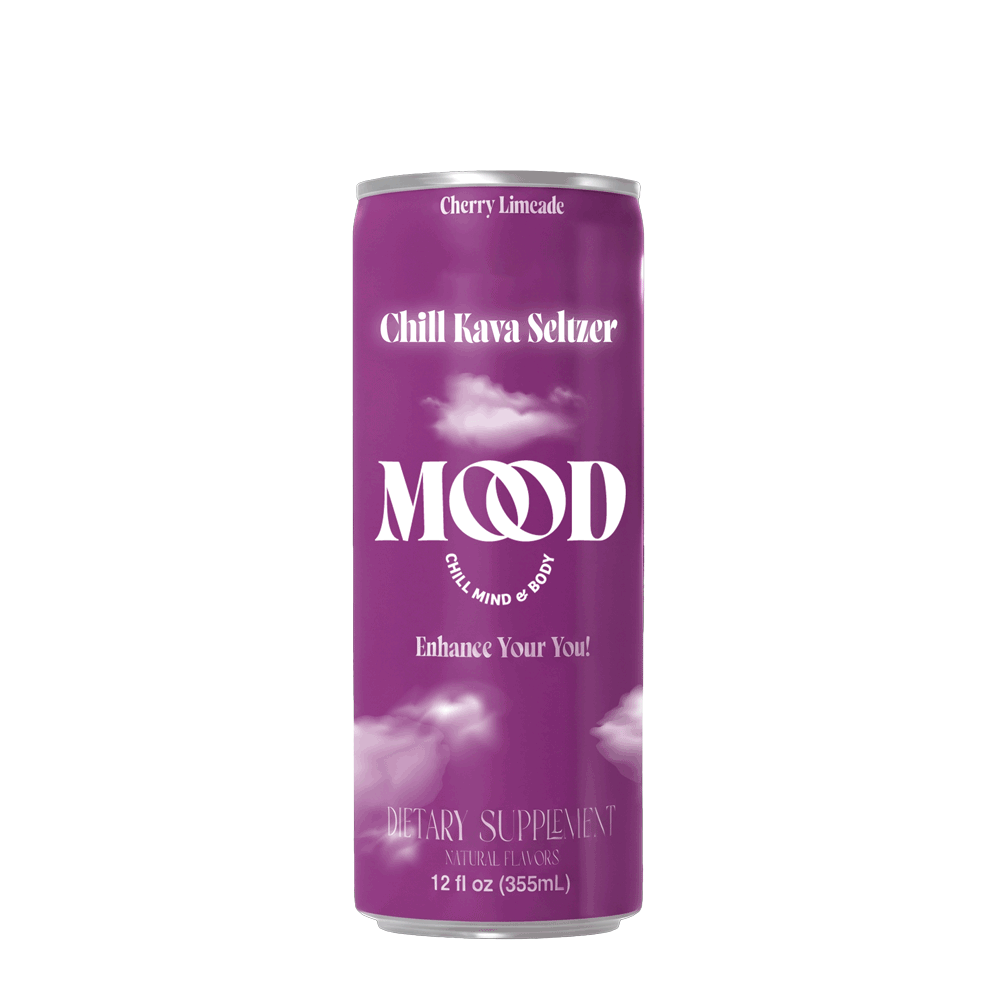 a purple can of soda
