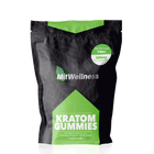 a black and green bag with white text