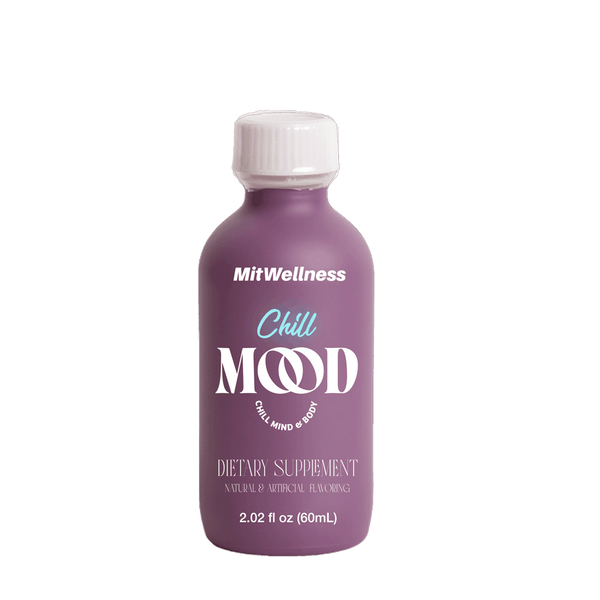 a purple bottle with white text