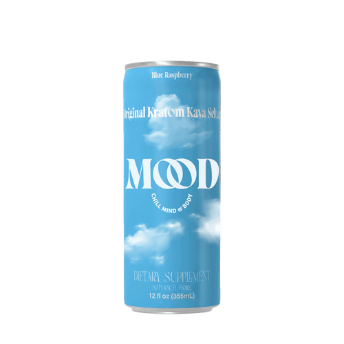 a blue can of energy drink