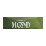 a green package with white text
