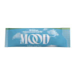 a blue and green package with white text