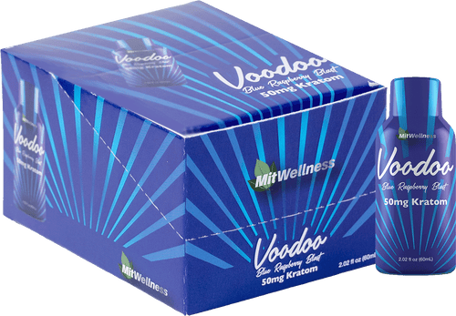 Blue Raspberry Blast Voodoo Kratom Shot