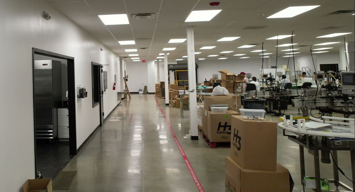 a room with boxes and boxes on the floor