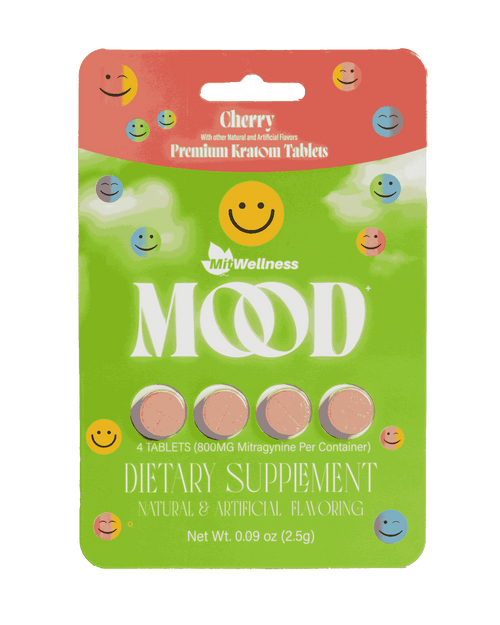 Mood Cherry Premium Kratom Tablets