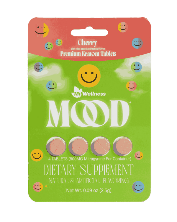 Mood Cherry Premium Kratom Tablets