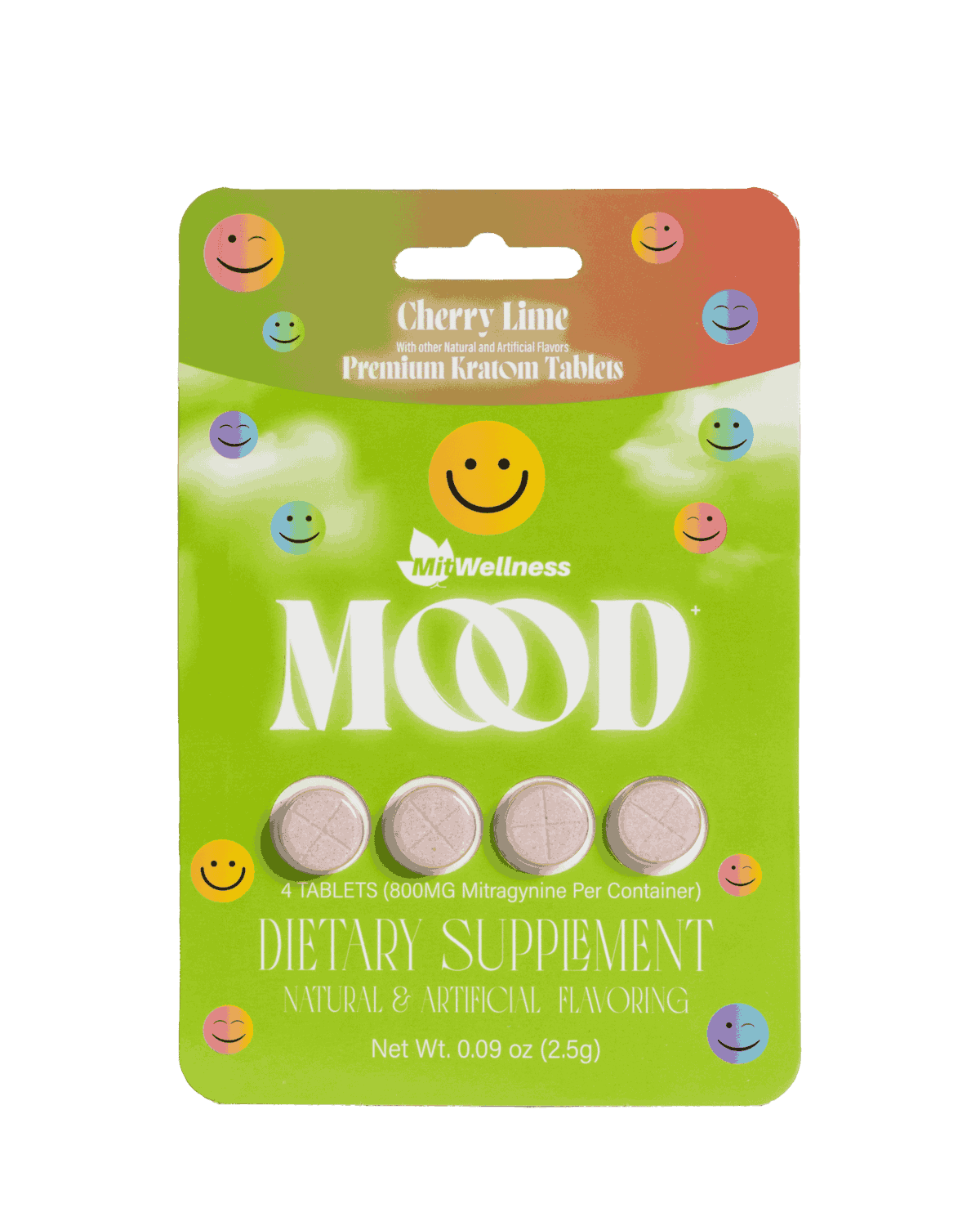 Mood Cherry Lime Premium Kratom Tablets