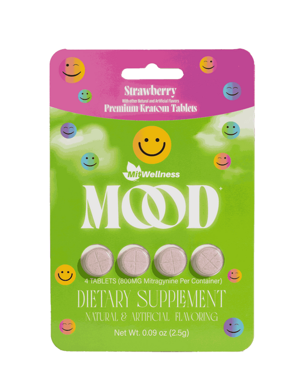 Mood Strawberry Premium Kratom Tablets