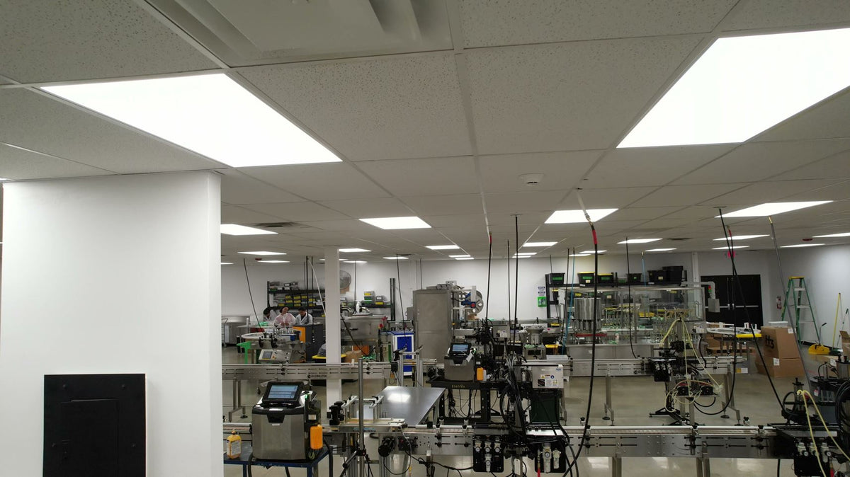 a room with machines and equipment